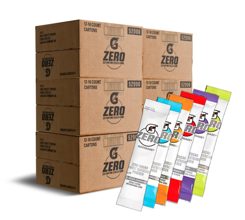 Gatorade Zero Bulk Thirst Quencher Powder Sticks Bundle - 720 Sticks