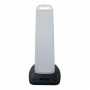 White Vertical Panel Blank w/Rubber Base - 45 Inch