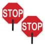 Stop/Stop Plastic Paddle w/9" Polygrip Handle