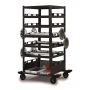 Metal Stanchion Cart - 18 Posts