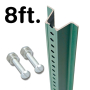 U-Channel Sign Post Kit - 8 foot tall, Standard