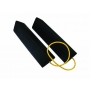 24" Aircraft Chocks w/Vinyl Yellow Rope Handle