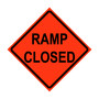Ramp Closed Roll-Up Traffic Sign
