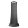Black Vertical Sign Panel w/Base Option - Blank