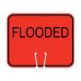 Traffic Cone Sign - FLOODED