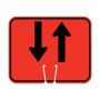 Traffic Cone Sign - TWO-WAY