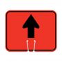Traffic Cone Sign - UP ARROW
