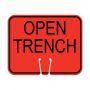 Traffic Cone Sign - OPEN TRENCH