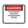Traffic Cone Sign - DANGER
