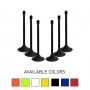 Traffic Control Light Duty 41" Plastic Stanchion Post (Pack of 6)