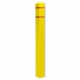 6.5 Inch Square Post Guard Top Bollard Cover w/Stripes