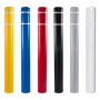 8 7/8 Inch 72" Post Guard Top Bollard Cover w/Stripes