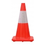 Premium 18" All Orange Cone w/6" 3M Reflective Collar