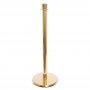 Traditional Crown Urn Top Post Brass Finish