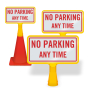 ConeBoss Sign: No Parking Any Time