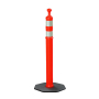 42" Grabber Delineator Tube w/Base