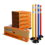 Omniflex 48 Inch Tubular Traffic Delineators - 320 Pack