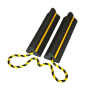 Premium Aircraft Chocks Pair w/Connecting Rope Handle - Select Size 