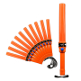  Dura-Wand Slim Line Aviation Heavy Duty Marshalling Wand - 12 Pack