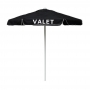 Valet Podium Umbrella Black - Aluminum Frame