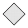 White Roll Up Traffic Sign - Custom or Blank