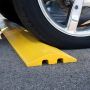 Speed Bump Heavy Duty Plastic Yellow 8 ft w/Hardware  - 2