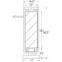 Step-N-Lock Vertical Panel - Stop For Pedestrians - 1