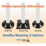 Omniflex 36 Inch Flat Top Traffic Delineator - 20 Pack - 3