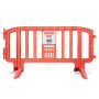 Movit Plastic Crowd Control Barricade - 30 Pack - 7