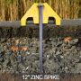 6' Dura Stop Lightweight Plastic Parking Block 4"H - 3