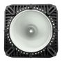 28" White Traffic Cone, 7 lb Black Base - 2