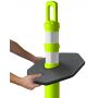 Arch-Looper Premium 42" Lime Delineator Post w/Base - 400 Pack - 1