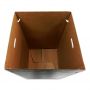 Qwik Set Event Black Trash Bin w/Multi-Function Lid - 125 pack - 2