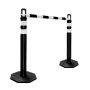 Arch-Looper Premium 42" Black Delineator Post w/Base - 400 Pack - 3