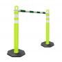 Arch-Looper Premium 42" Lime Delineator Post w/Base - 400 Pack - 3