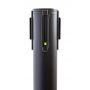 Lite Series Black Retractable Belt Stanchion - 20 Pack - 1
