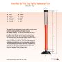 Omniflex 36 Inch Flat Top Traffic Delineator Post - 4