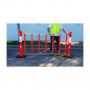6 ft Roll Up Fence for Delineators Barricade - 1