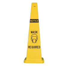 Lamba 36" Safety Cone - Notice Mask Required