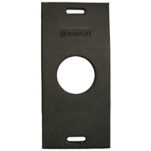 Cortina Recycled Rectangular 30 lbs Black Rubber Base 