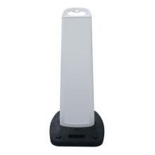 White Vertical Panel Blank w/Rubber Base - 45 Inch