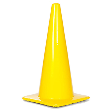 Lakeside 28" 7 lbs Yellow Traffic Cone