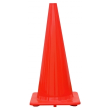 Premium 28" All Orange Cone, 7lb Base