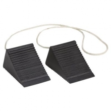 Compact Wheel Chocks w/4 Feet Nylon Rope