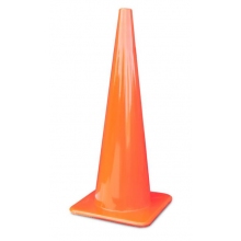 36" All Orange Traffic Cone Made in USA