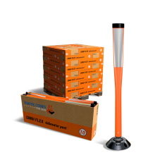 Omniflex 48 Inch Flat Top Traffic Delineator - 250 Pack