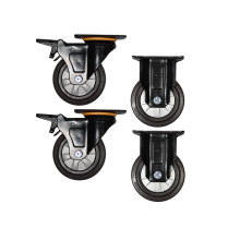 4" Swivel & Fixed Casters - Set of 4