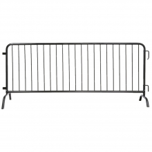 Galvanized Steel 8ft Barricade w/Bridge Feet