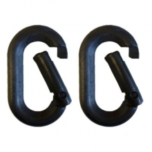 Plastic Carabiner Clip (Pack of 2)