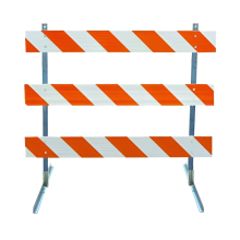 Telespar Type III Plastic Barricade Kit w/One Side Sheeting